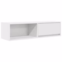 vidaXL TV Cabinet Sonoma Oak 80x31x25.5 cm Engineered Wood TV bench - white, 2 pcs/ 100 cm - Additional view 5