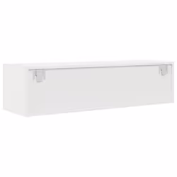 vidaXL TV Cabinet Sonoma Oak 80x31x25.5 cm Engineered Wood TV bench - white, 2 pcs/ 100 cm - Additional view 8