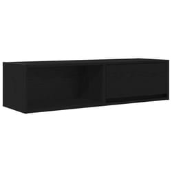 vidaXL TV Cabinet Sonoma Oak 80x31x25.5 cm Engineered Wood TV bench - black oak, 1 pcs/ 100 cm