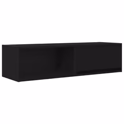 vidaXL TV Cabinet Sonoma Oak 80x31x25.5 cm Engineered Wood TV bench - black oak, 2 pcs/ 100 cm - Additional view 5
