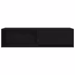 vidaXL TV Cabinet Sonoma Oak 80x31x25.5 cm Engineered Wood TV bench - black oak, 2 pcs/ 100 cm - Additional view 6