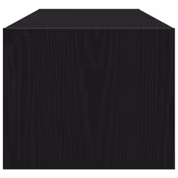 vidaXL TV Cabinet Sonoma Oak 80x31x25.5 cm Engineered Wood TV bench - black oak, 2 pcs/ 100 cm - Additional view 7