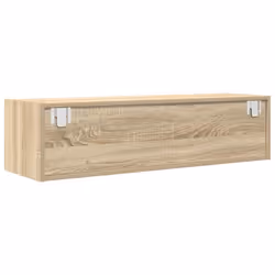vidaXL TV Cabinet Sonoma Oak 80x31x25.5 cm Engineered Wood TV bench - sonoma oak, 2 pcs/ 100 cm - Additional view 8