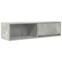 vidaXL TV Cabinet Sonoma Oak 80x31x25.5 cm Engineered Wood TV bench - concrete grey, 1 pcs/ 100 cm