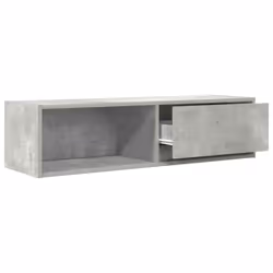 vidaXL TV Cabinet Sonoma Oak 80x31x25.5 cm Engineered Wood TV bench - concrete grey, 1 pcs/ 100 cm - Additional view 4