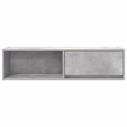 vidaXL TV Cabinet Sonoma Oak 80x31x25.5 cm Engineered Wood TV bench - concrete grey, 1 pcs/ 100 cm - Additional view 5