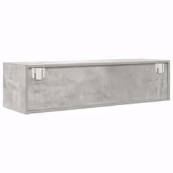 vidaXL TV Cabinet Sonoma Oak 80x31x25.5 cm Engineered Wood TV bench - concrete grey, 1 pcs/ 100 cm - Additional view 7