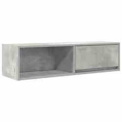 vidaXL TV Cabinet Sonoma Oak 80x31x25.5 cm Engineered Wood TV bench - concrete grey, 2 pcs/ 100 cm - Additional view 5