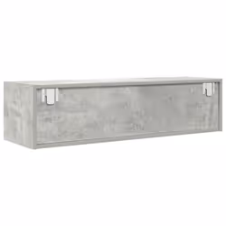 vidaXL TV Cabinet Sonoma Oak 80x31x25.5 cm Engineered Wood TV bench - concrete grey, 2 pcs/ 100 cm - Additional view 8