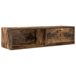vidaXL TV Cabinet Sonoma Oak 80x31x25.5 cm Engineered Wood TV bench - smoked oak, 1 pcs/ 100 cm