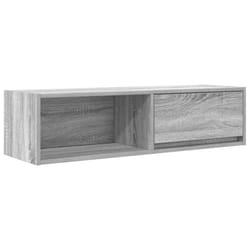 vidaXL TV Cabinet Sonoma Oak 80x31x25.5 cm Engineered Wood TV bench - grey sonoma, 1 pcs/ 100 cm