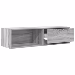 vidaXL TV Cabinet Sonoma Oak 80x31x25.5 cm Engineered Wood TV bench - grey sonoma, 2 pcs/ 100 cm - Additional view 4