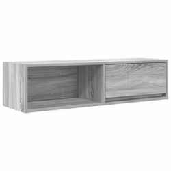 vidaXL TV Cabinet Sonoma Oak 80x31x25.5 cm Engineered Wood TV bench - grey sonoma, 2 pcs/ 100 cm - Additional view 5