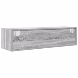 vidaXL TV Cabinet Sonoma Oak 80x31x25.5 cm Engineered Wood TV bench - grey sonoma, 2 pcs/ 100 cm - Additional view 8
