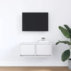 vidaXL TV Cabinet White 60x31x25.5 cm Engineered Wood TV bench hifi cabinet