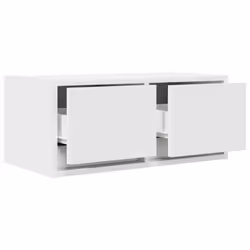 vidaXL TV Cabinet White 60x31x25.5 cm Engineered Wood TV bench hifi cabinet - Additional view 4
