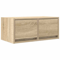 vidaXL TV Cabinet Sonoma Oak 60x31x25.5 cm Engineered Wood TV bench