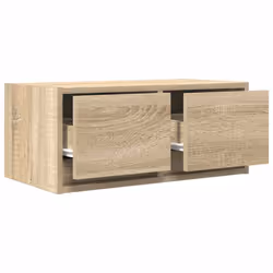 vidaXL TV Cabinet Sonoma Oak 60x31x25.5 cm Engineered Wood TV bench - Additional view 4