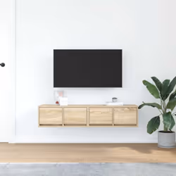 vidaXL TV Cabinets 2 pcs Sonoma Oak 60x31x25.5 cm Engineered Wood TV bench