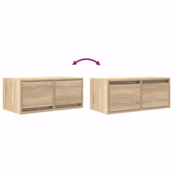 vidaXL TV Cabinets 2 pcs Sonoma Oak 60x31x25.5 cm Engineered Wood TV bench - Additional view 9