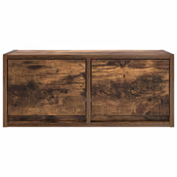vidaXL TV Cabinet Smoked Oak 60x31x25.5 cm Engineered Wood TV bench - Additional view 5