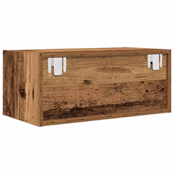 vidaXL TV Cabinet Old Wood 60x31x25.5 cm Engineered Wood TV bench hifi cabinet - Additional view 7