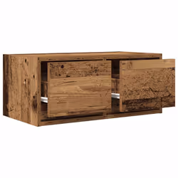 vidaXL TV Cabinets 2 pcs Old Wood 60x31x25.5 cm Engineered Wood TV bench - Additional view 4