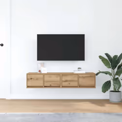 vidaXL TV Cabinets 2 pcs Artisan Oak 60x31x25.5 cm Engineered Wood TV bench