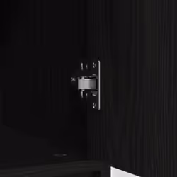 vidaXL Sideboard with Drawer Black Oak 80x34x76 cm Engineered Wood - Additional view 4