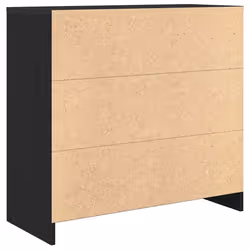 vidaXL Sideboard with Drawer Black Oak 80x34x76 cm Engineered Wood - Additional view 8