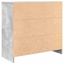 vidaXL Sideboard with Drawer Concrete Grey 80x34x76 cm Engineered Wood - Additional view 7