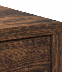 vidaXL Sideboard with Drawer Smoked Oak 80x34x76 cm Engineered Wood - Additional view 8