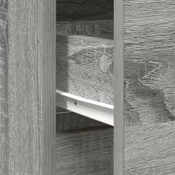 vidaXL Sideboard with Drawer Grey Sonoma 80x34x76 cm Engineered Wood - Additional view 10