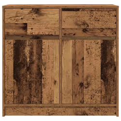 vidaXL Sideboard with Drawer Old Wood 80x34x76 cm Engineered Wood - Additional view 5