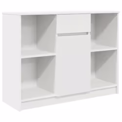 vidaXL Sideboard with Drawer White 101x35x76 cm Engineered Wood
