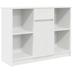 vidaXL Sideboard with Drawer White 101x35x76 cm Engineered Wood