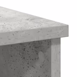vidaXL Sideboard with Drawer Concrete Grey 101x35x76 cm Engineered Wood - Additional view 9