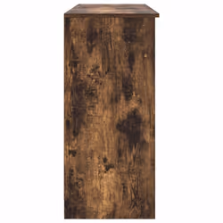 vidaXL Sideboard with Drawer Smoked Oak 101x35x76 cm Engineered Wood - Additional view 6