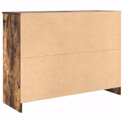 vidaXL Sideboard with Drawer Smoked Oak 101x35x76 cm Engineered Wood - Additional view 7