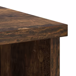 vidaXL Sideboard with Drawer Smoked Oak 101x35x76 cm Engineered Wood - Additional view 9