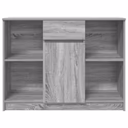 vidaXL Sideboard with Drawer Grey Sonoma 101x35x76 cm Engineered Wood - Additional view 5