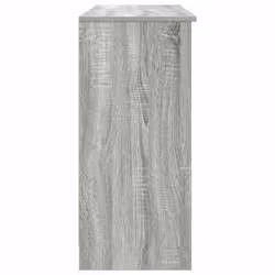 vidaXL Sideboard with Drawer Grey Sonoma 101x35x76 cm Engineered Wood - Additional view 6