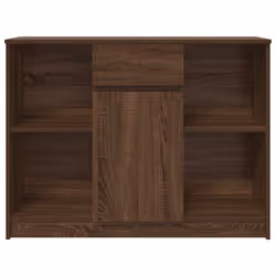 vidaXL Sideboard with Drawer Brown Oak 101x35x76 cm Engineered Wood - Additional view 5