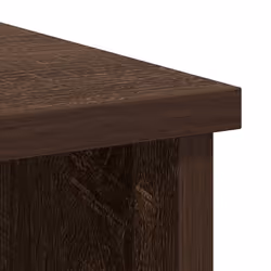 vidaXL Sideboard with Drawer Brown Oak 101x35x76 cm Engineered Wood - Additional view 9