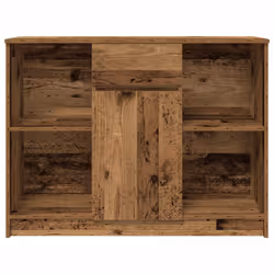 vidaXL Sideboard with Drawer Old Wood 101x35x76 cm Engineered Wood - Additional view 5