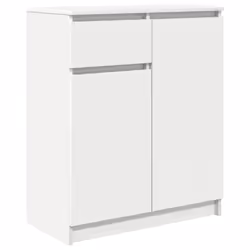 vidaXL Sideboard with Drawer White 71x35x84 cm Engineered Wood storage cabinet