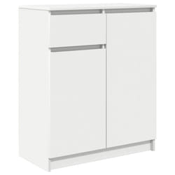 vidaXL Sideboard with Drawer White 71x35x84 cm Engineered Wood storage cabinet