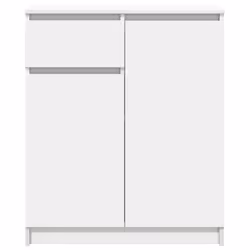 vidaXL Sideboard with Drawer White 71x35x84 cm Engineered Wood storage cabinet - Additional view 5