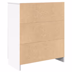 vidaXL Sideboard with Drawer White 71x35x84 cm Engineered Wood storage cabinet - Additional view 7