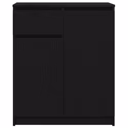 vidaXL Sideboard with Drawer Black Oak 71x35x84 cm Engineered Wood - Additional view 5